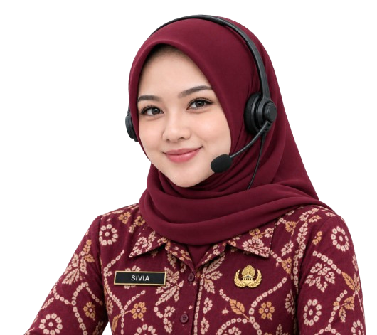 SIVIA mengenakan batik maroon pada hari Jumat
